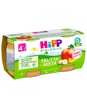 HIPP BIO - OMOGENEIZZATO FRUTTA MISTA 2X80 G