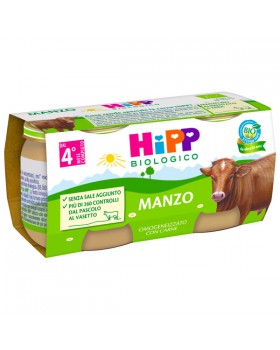 HIPP BIO - OMOGENEIZZATO MANZO 2X80 G