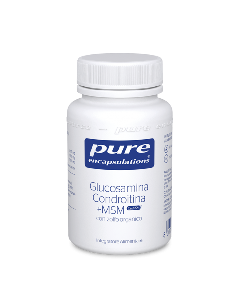 PURE ENCAPSULATIONS - GLUCOSAMINA CONDROITINA + MSM 30 CAPSULE