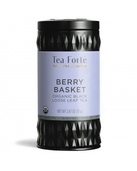 Tea Fortè -  BERRY BASKET Tè Nero Biologico Fragola Lampone 