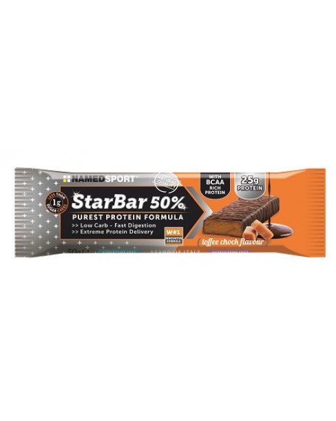STARBAR 50% PROTEIN TOFFEE CHOCK FLAVOUR 50 G