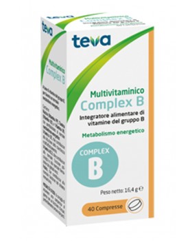 MULTIVITAMINICO COMPLEX B TEVA 40 COMPRESSE 16,4 G