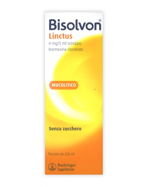 BISOLVON LINCTUS*scir 250 ml 4 mg/5 ml