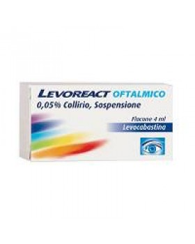 LEVOREACT OFTALMICO*collirio 4 ml 0,5 mg/ml