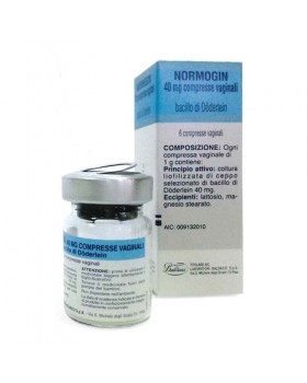 NORMOGIN*6 cpr vag 40 mg
