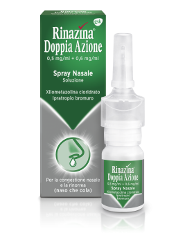 RINAZINA DOPPIA AZIONE*spray nasale 10 ml 0,5 mg/ml + 0,6 mg /ml