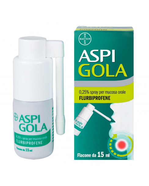 ASPI GOLA*spray mucosa os 15 ml 0,25%